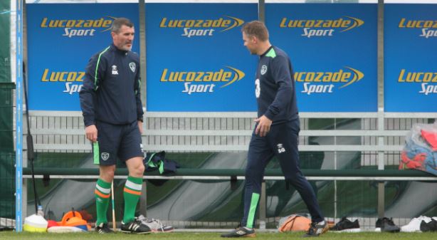 Roy Keane at training in Dublin Pic: Ed Scannell